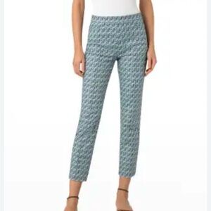 Akris Blue Patterned Women's capri Pants